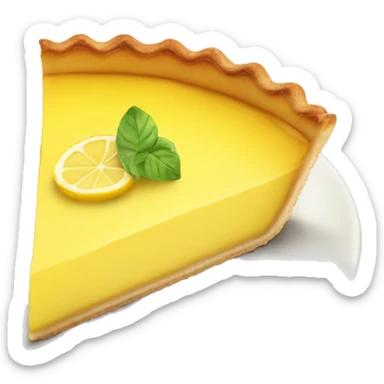 Lemon tart sticker