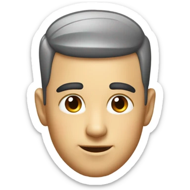 low taper fade on a a skibidi toilet sticker