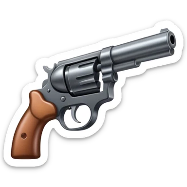 Gun shot sticker