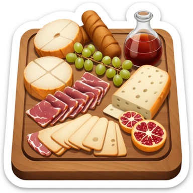 Charcuterie board sticker