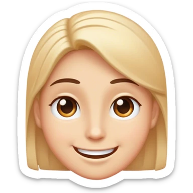 Mix the twinkling smiley but make both eyes twink and give im some attitude sticker