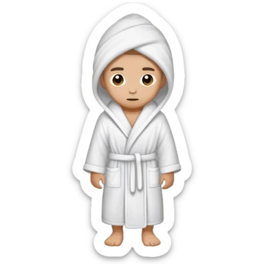 Hiding in bathroom sticker