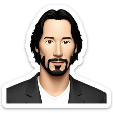 Keanu Reeves twenty years ago sticker