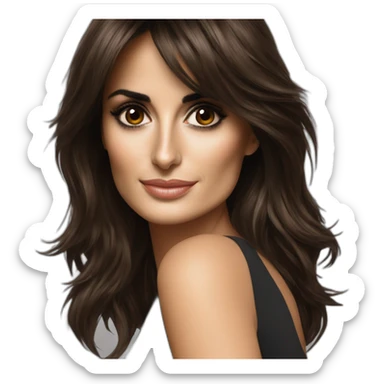 Penelope Cruz sticker