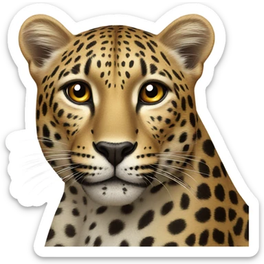 Leopard  sticker