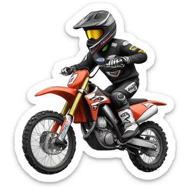 Motocross  sticker