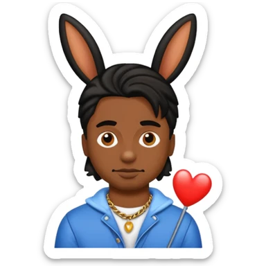 Playboy Carti sign yvl sticker