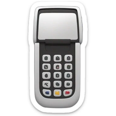 flip phone clamshell design sticker