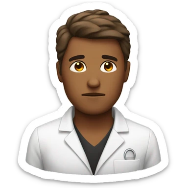 Therapist burnt out and tired  sticker