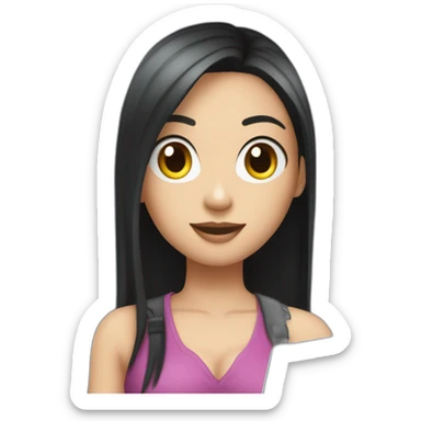 nico robin with macbook sticker