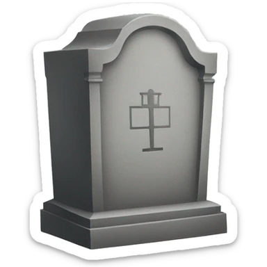 gravestone sticker