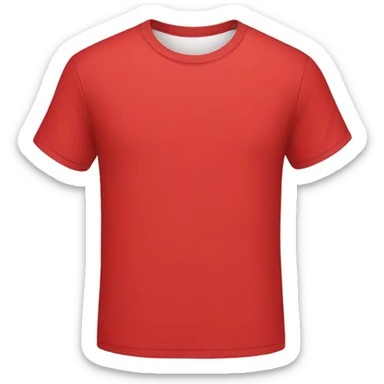 tshirt in red sticker