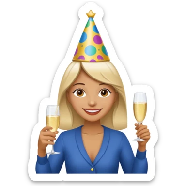 Feliz santo lourdes  sticker