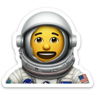 disgusting astronaut sticker