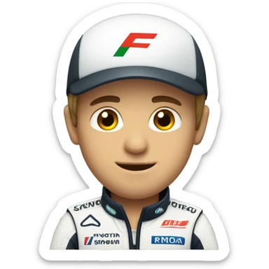 F1 driver sticker