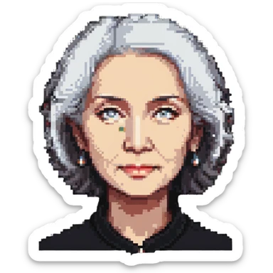 60-year-old woman sticker