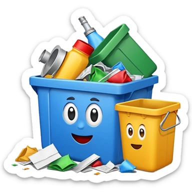 Computer generated rubbish ideas, called “shait” sticker