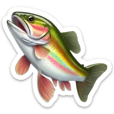 rainbow-trout sticker