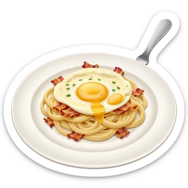 anime carbonara sticker