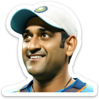MS Dhoni sticker