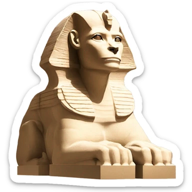 Sphinx monument  sticker
