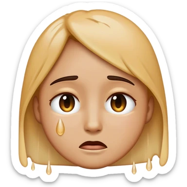 Emoji reliefed sticker