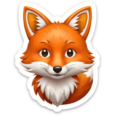 Sweetie fox  sticker