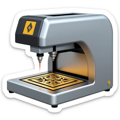 Laser Cutter sticker