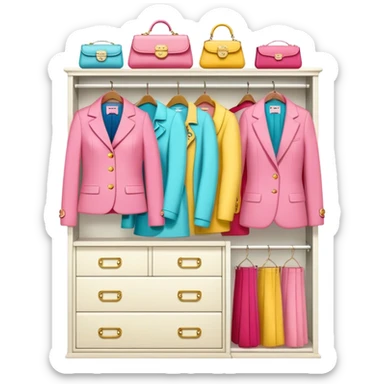 miu miu closet  sticker