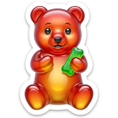 gomita de osito sticker