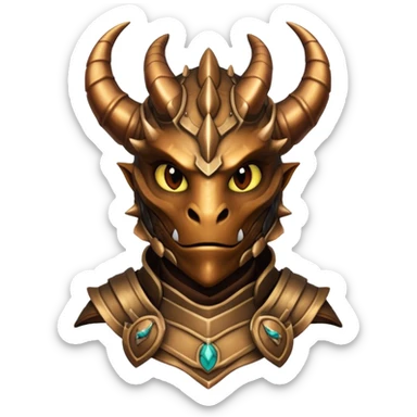dnd character dragonborn sticker