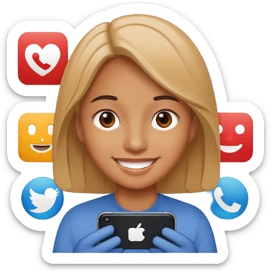 Crecer en redes sociales sticker