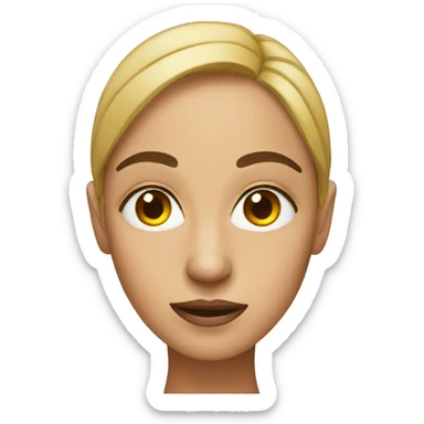 Woman with a lot of eyes  sticker