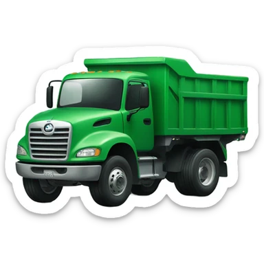 Green truck  sticker