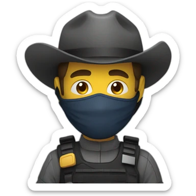 Vigilante seguridad sticker