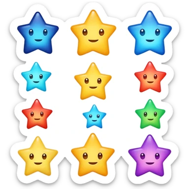 star different ones sticker