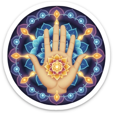 A divine abstract force creating humans through karma,
shown as a luminous cosmic hand made of light (not realistic),
forming a human figure from particles.
Hindu spiritual aura, sacred geometry, subtle mandala lines,

 
 sticker