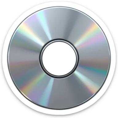 CD disk sticker