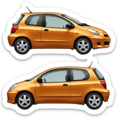 Toyota yaris 1999 sticker