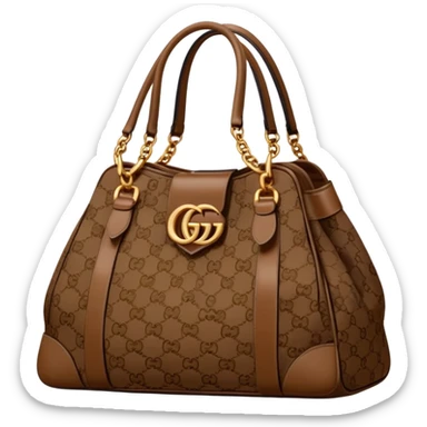 POO WEARING GUCCI BAG sticker