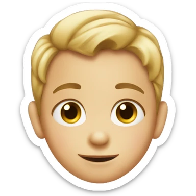 Small cute child sticker