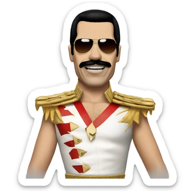 Freddie Mercury  sticker