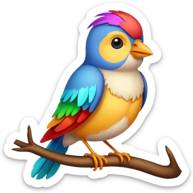 Uccellino buongiorno  sticker