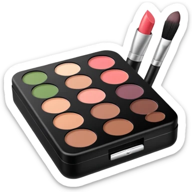 maquillaje vegano sticker