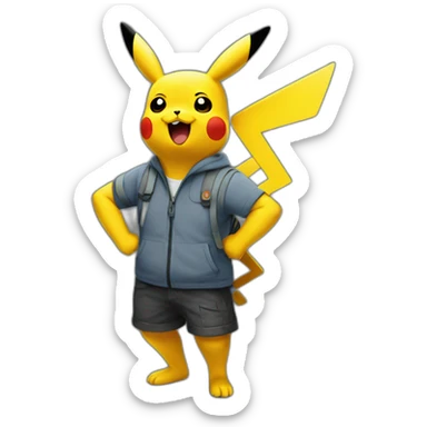 Pikachu-joke sticker