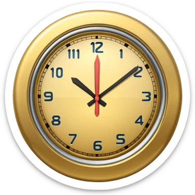 Clock it emoji sticker