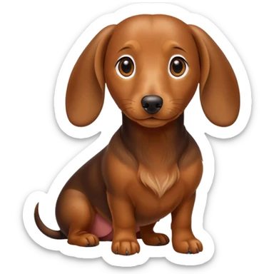 Perro salchicha sticker