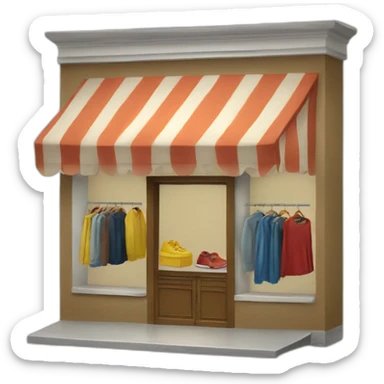 Tienda de ropa sticker