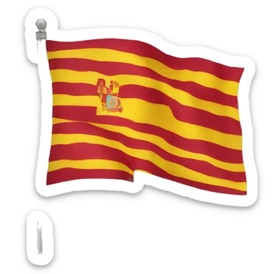 Flag of Catalonia sticker