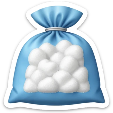 bag of sugar no face sticker